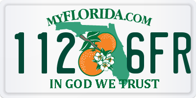 FL license plate 1126FR