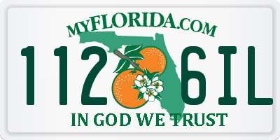 FL license plate 1126IL