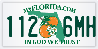 FL license plate 1126MH