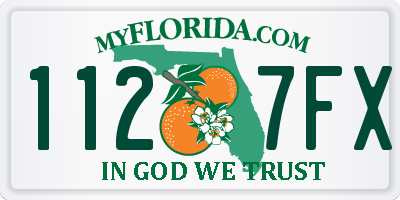 FL license plate 1127FX