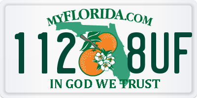 FL license plate 1128UF