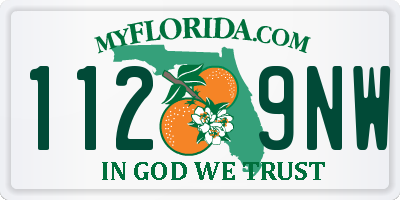 FL license plate 1129NW