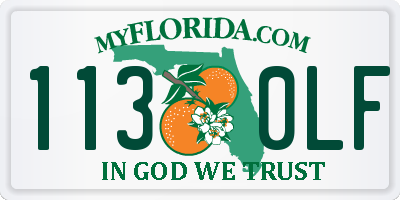 FL license plate 1130LF
