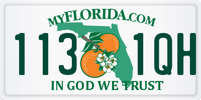 FL license plate 1131QH
