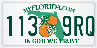 FL license plate 1139RQ