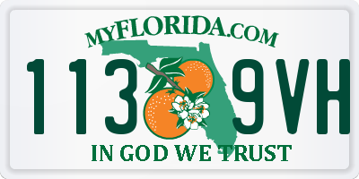 FL license plate 1139VH