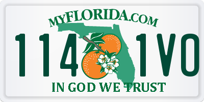 FL license plate 1141VO