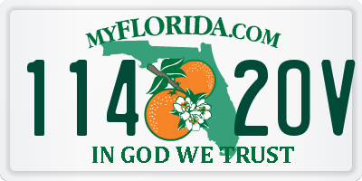 FL license plate 1142OV