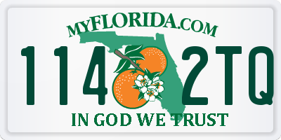 FL license plate 1142TQ