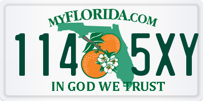 FL license plate 1145XY