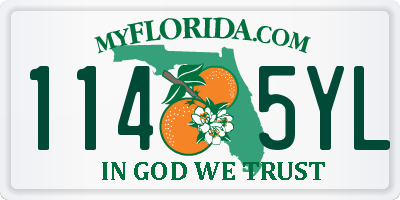 FL license plate 1145YL