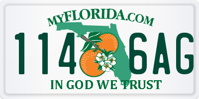 FL license plate 1146AG