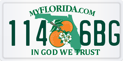 FL license plate 1146BG