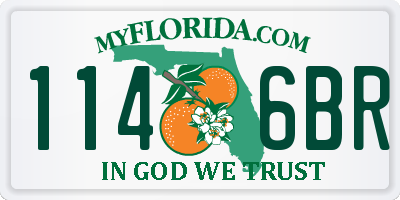 FL license plate 1146BR