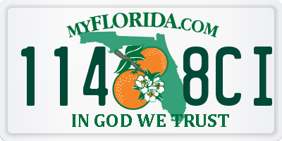 FL license plate 1148CI