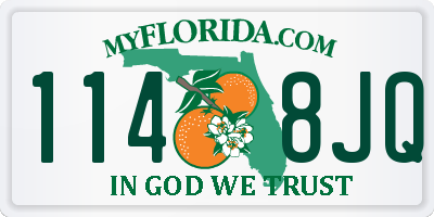 FL license plate 1148JQ