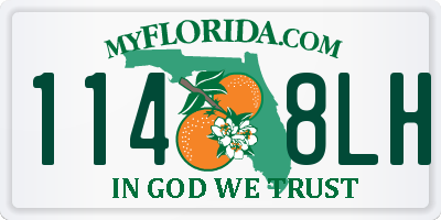 FL license plate 1148LH