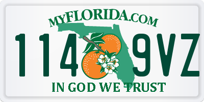 FL license plate 1149VZ