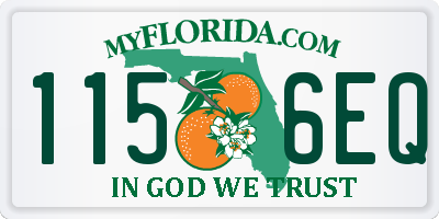 FL license plate 1156EQ