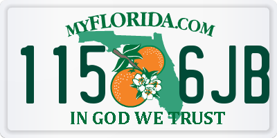 FL license plate 1156JB
