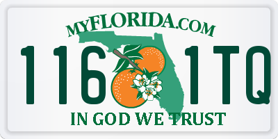 FL license plate 1161TQ