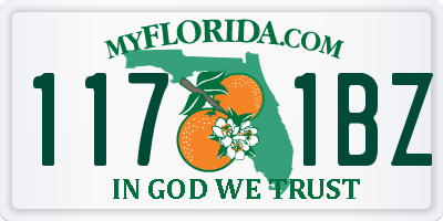 FL license plate 1171BZ