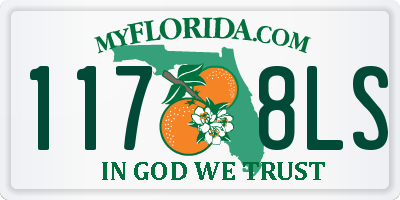 FL license plate 1178LS