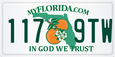 FL license plate 1179TW