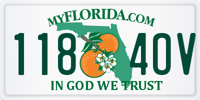FL license plate 1184OV