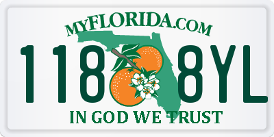 FL license plate 1188YL