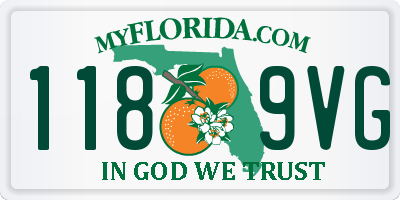 FL license plate 1189VG