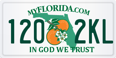 FL license plate 1202KL