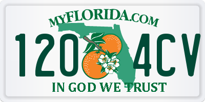 FL license plate 1204CV