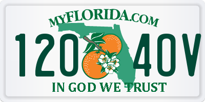FL license plate 1204OV