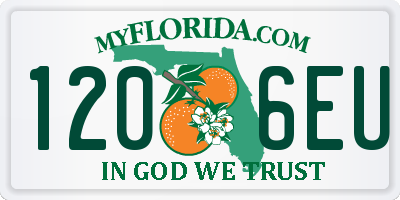 FL license plate 1206EU