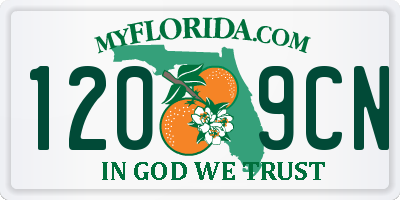 FL license plate 1209CN