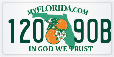 FL license plate 1209OB