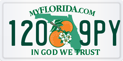 FL license plate 1209PY