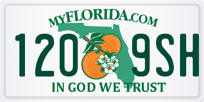 FL license plate 1209SH