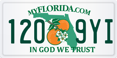 FL license plate 1209YI