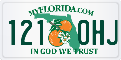 FL license plate 1210HJ