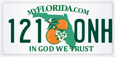 FL license plate 1210NH