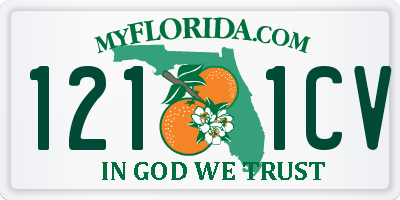 FL license plate 1211CV