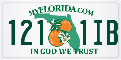 FL license plate 1211IB