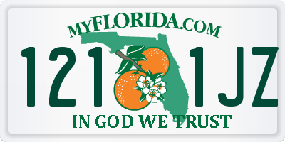 FL license plate 1211JZ