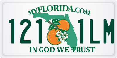 FL license plate 1211LM