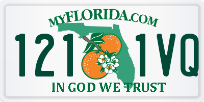 FL license plate 1211VQ