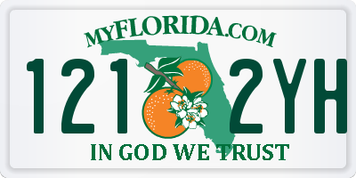 FL license plate 1212YH