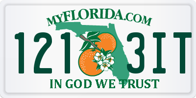 FL license plate 1213IT