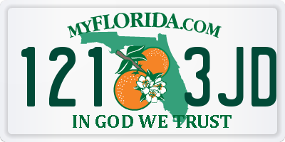 FL license plate 1213JD